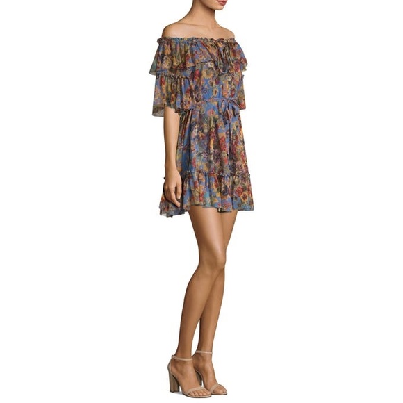 zimmermann lovelorn frill mini dress